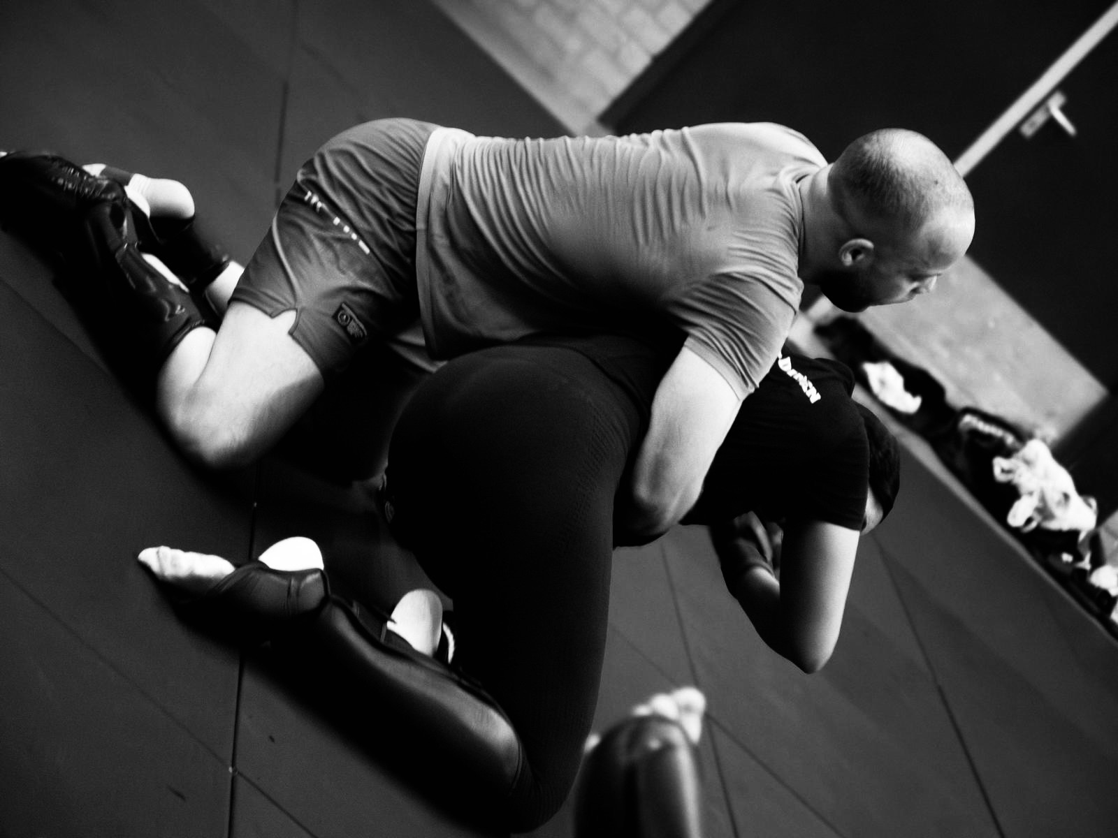 Grappling op de mat